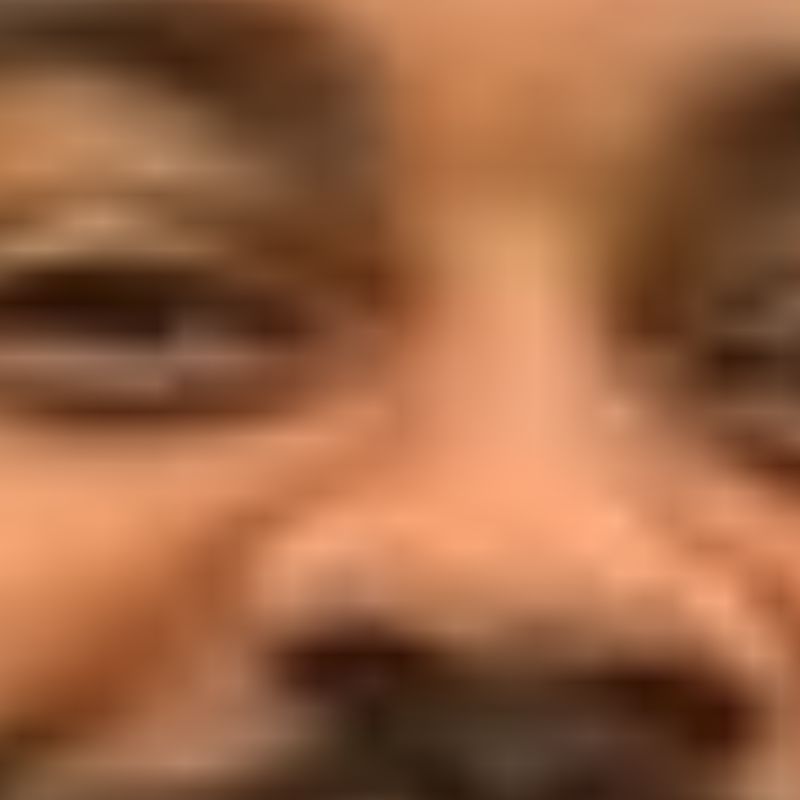 Anthony's face, too close for comfort